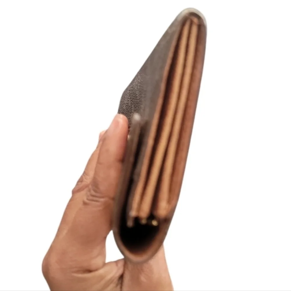 Louis Vuitton Authentic Monogram Brown Credit Card Wallet